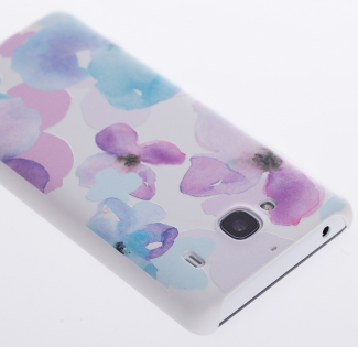 Чехол бампер для смартфонов Xiaomi Redmi 2 Flower 3D ORIGINAL